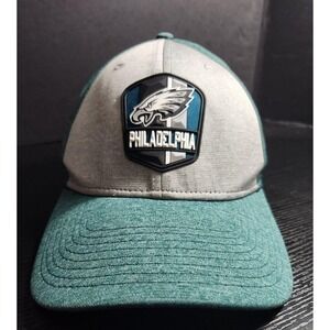 Philadelphia Eagles New Era 39Thirty Cap Hat‎ Med Large NFL football Green Gray